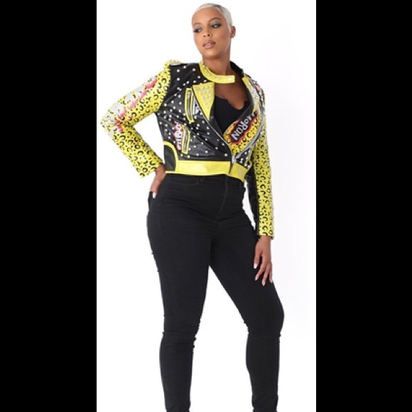 4th sale Faux leather Jacket - Picture 2 of 4